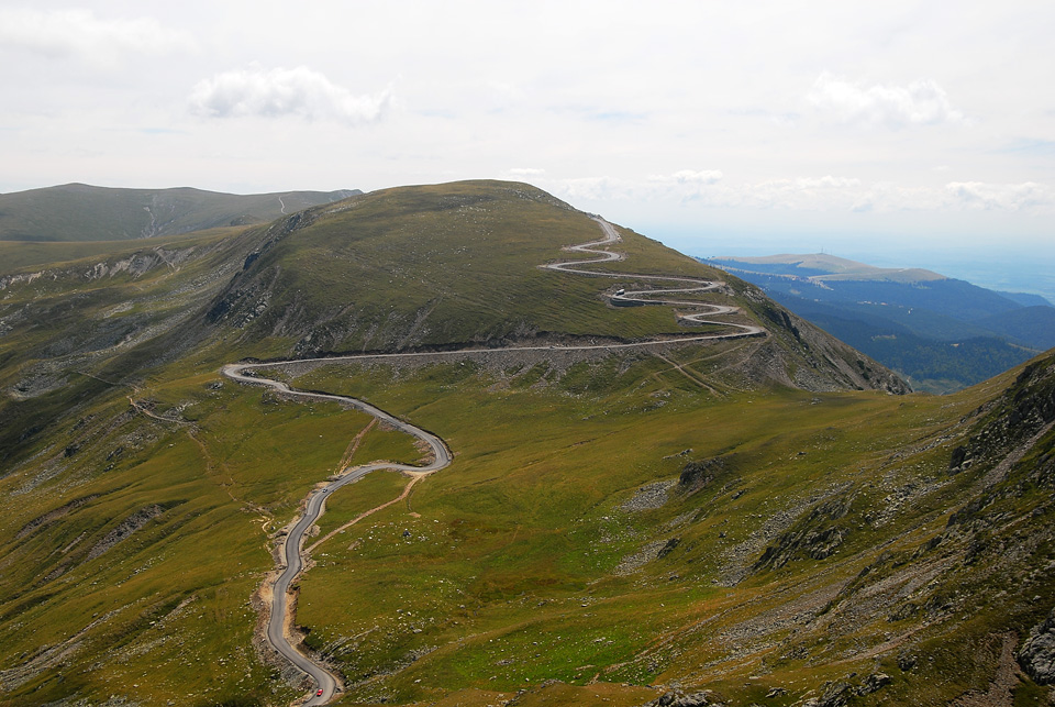 Az Urdele-hágó a Translapina egy szakaszával.
