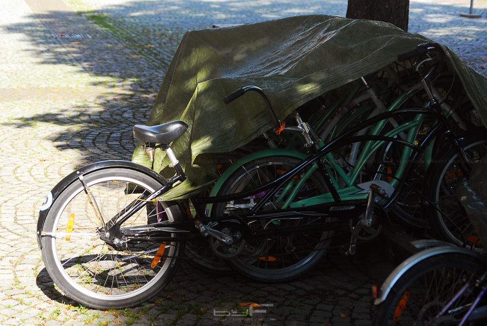 Menedék a biciklimnek.