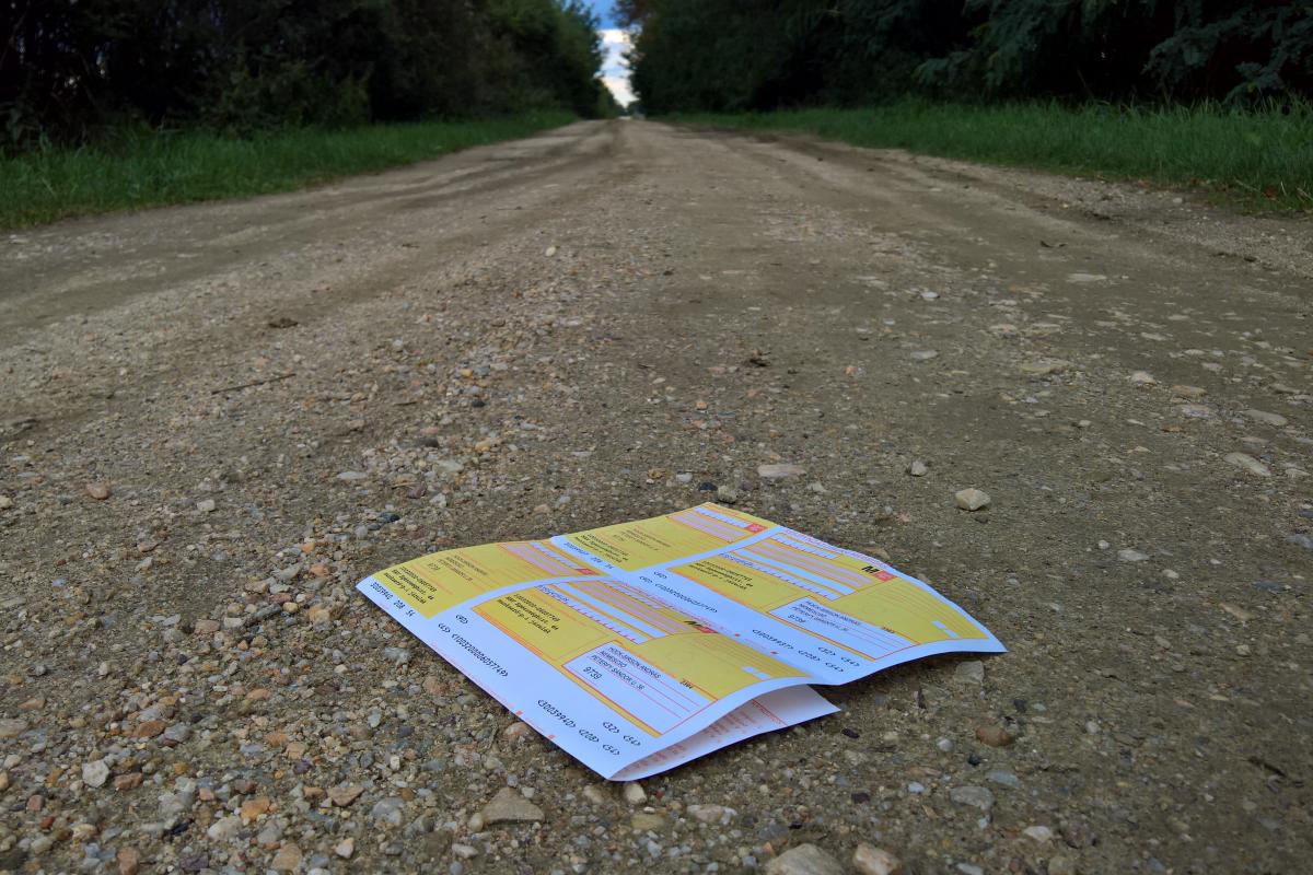 Bianco sárga csekk az úton. Vajon mit kellene befizetni vele?