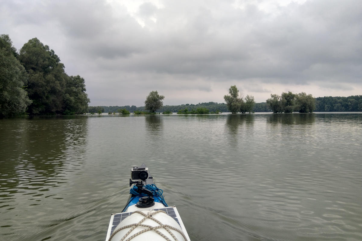 A sarkantyúk többségén fák nőnek, ha elég magas a vízállás, meg lehet próbálni felevezni közöttük